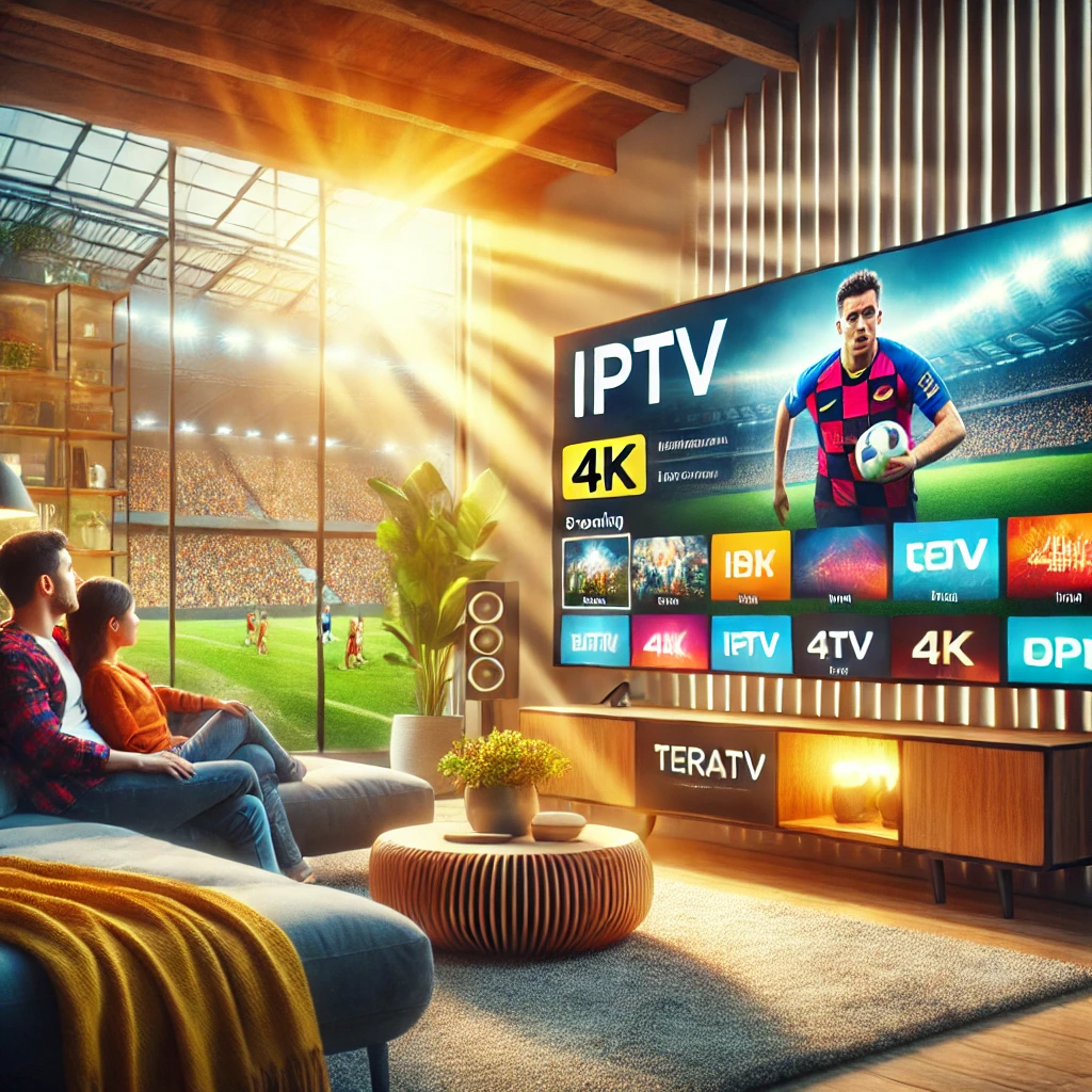 A vibrant and inviting image showcasing IPTV streaming in Romania.